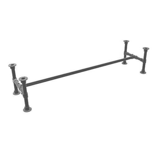 Steigerbuis Bankje Mauren | Zwart 42.4 mm | Voet | DIY | Doe, Tuin en Terras, Tuinsets en Loungesets, Ophalen of Verzenden