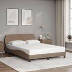 Bedframe Kunstleer Cappuccino 140x190 - Retourdeal! Comfo..., Overige materialen, Bruin, Modern, Nieuw