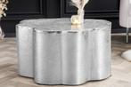 Design salontafel ORGANIC ORIENT 75cm zilver handgemaakt -, Huis en Inrichting, Tafels | Salontafels, Ophalen of Verzenden, Nieuw