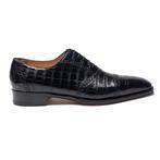SILVANO LATTANZI - Alligator shoes - Black - UK: 8.5 / US:, Kleding | Heren, Nieuw