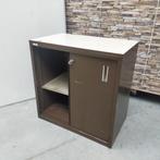 Bruine metalen schuifdeurkast - 75x75x45 cm, Huis en Inrichting, Kasten | Overige, Ophalen of Verzenden, Nieuw