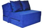 Opvouwbaar logeermatras blauw | Gebruikt | Slaapcomfort, Nieuw, Ophalen of Verzenden, Matras, 200 cm