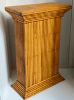 Bijzettafel - Rattan - pencil reed rotan sokkel, Antiek en Kunst