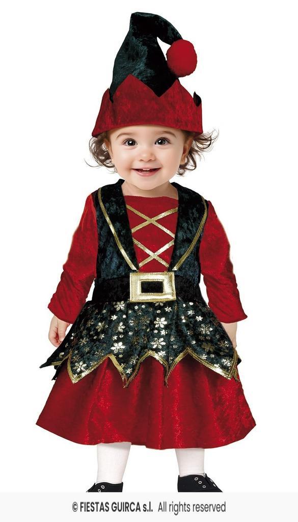 Kerst Elfje Baby Meisje Fluweel, Kleding | Dames, Carnavalskleding en Feestkleding, Nieuw, Ophalen of Verzenden