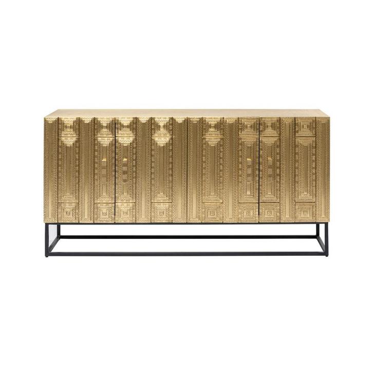 *WOONWINKEL* Kare Design Marrakesh Dressoir Gouden Ornamente, Huis en Inrichting, Kasten | Dressoirs, Nieuw, Verzenden