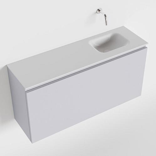 MONDIAZ OLAN 100cm toiletmeubel cale. LEX wastafel talc, Doe-het-zelf en Verbouw, Sanitair, Bad, Nieuw, Ophalen of Verzenden