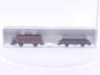 Schaal H0 Fleischmann 82 5910 K set van 2 goederen wagen..., Gelijkstroom, Fleischmann, Overige typen, Ophalen of Verzenden
