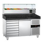 GGM Gastro | Pizza koelwerkbank PREMIUM - 1500x800mm - met 1, Verzenden, Nieuw in verpakking