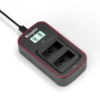 KingMa LCD Dual USB-lader voor GoPro HERO13 (Nieuw), Verzenden, Nieuw