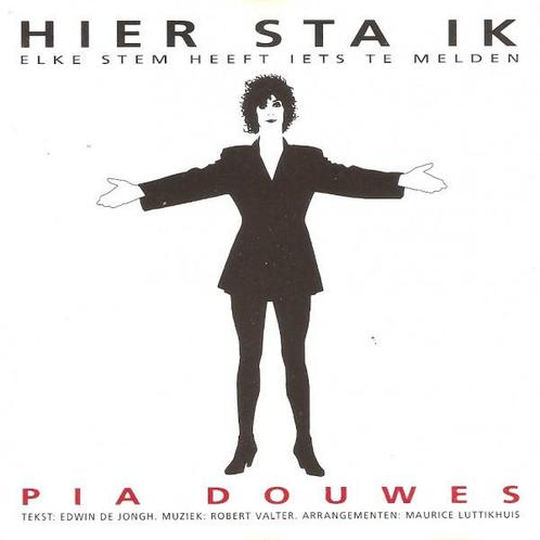 cd single - Pia Douwes - Hier Sta Ik, Cd's en Dvd's, Cd Singles, Zo goed als nieuw, Verzenden