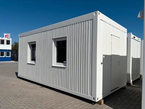 Kantoorunit - 6 x 3 meter | 2 zijramen links (NU63ZR2L), Zakelijke goederen, Machines en Bouw | Keten en Containers, Ophalen of Verzenden