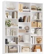 Ruim 17-Vakken Boekenrek – Opbergrek voor Woonkamer en Studi, Huis en Inrichting, Kasten | Boekenkasten, Verzenden, Nieuw