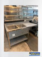Combisteel spoeltafel 160x70x85 cm – 2 spoelbakken (Demo), Nieuw zonder verpakking