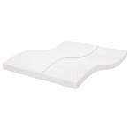 vidaXL Schuimmatras 7 zones hardheid 20 ILD 180x220 cm wit, Huis en Inrichting, Slaapkamer | Matrassen en Bedbodems, Verzenden