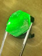Smaragd Ruw. 21,85 ct. Top Groene Smaragd Kristal. %100