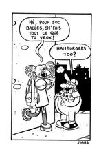Ivars, Eric - 1 Original drawing - Pour 500 balles... -, Boeken, Stripboeken, Nieuw