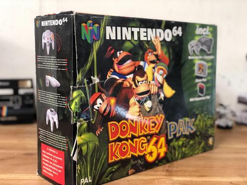 Nintendo 64 Starter Pack - Donkey Kong Edition [Complete], Spelcomputers en Games, Spelcomputers | Nintendo 64, Zo goed als nieuw