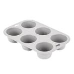 Bakvorm siliconen | Cap. 6 muffins | 161x241x37(h)mm Vogue, Verzenden, Nieuw in verpakking