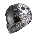 Scorpion EXO-COMBAT II GENESIS - Mat Zwart / Wit / Goud, Motoren, Kleding | Motorhelmen, Verzenden, Nieuw met kaartje, M, Jethelm