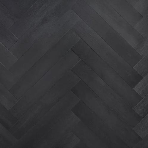FLOER Walvisgraat PVC FLR-3522 Zwaardvis Zwart PVC, Huis en Inrichting, Stoffering | Vloerbedekking, Overige typen, Zwart, Nieuw