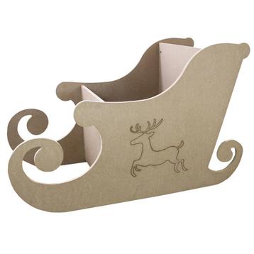 Decoratieve Kerst Slee - MDF