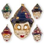 Luxe Pinocchio feestmasker - Venetiaanse maskers, Nieuw, Ophalen of Verzenden