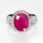 Zonder Minimumprijs - Ring - 14 karaat Witgoud, 4.86ct, Sieraden, Tassen en Uiterlijk, Ringen, Nieuw