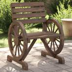 vidaXL Tuinstoelen 2 st 58x58x78,5 cm massief vurenhout, Tuin en Terras, Verzenden, Nieuw, Hout, Tuinset