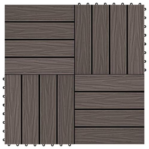 Terrastegels Diep Relief - Tweedekansje! Mooie Houtlook, Tuin en Terras, Tegels en Klinkers, Nieuw, Composiet, Terrastegels, Ophalen of Verzenden