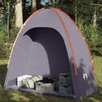vidaXL Opbergtent waterdicht grijs en oranje, Caravans en Kamperen, Verzenden, Nieuw, Tot en met 2