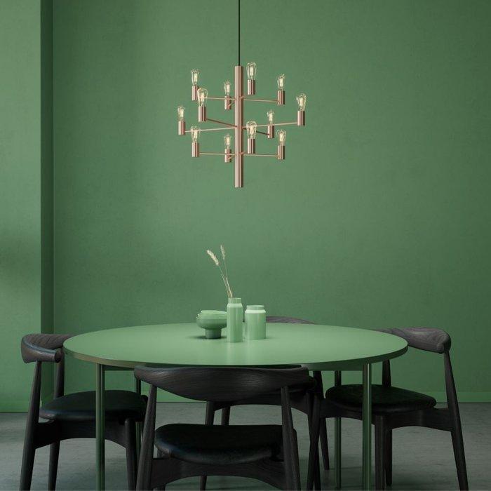 Herstal - Herstal Group - Plafondlamp - Manola 12 Rose Gold, Antiek en Kunst, Antiek | Lampen