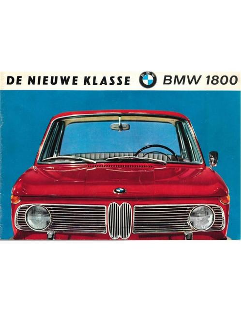 1965 BMW 1800 BROCHURE NEDERLANDS, Boeken, Auto's | Folders en Tijdschriften, BMW