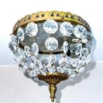 Plafondlamp - Kristal, Messing - Plafondlamp mand