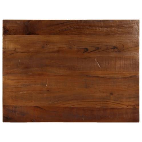 vidaXL Tafelblad rechthoekig 80x60x2,5 cm massief gerecycled, Huis en Inrichting, Tafels | Eettafels, Nieuw, Verzenden