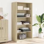 vidaXL Kledingkast 100x50x200 cm bewerkt hout sonoma, Verzenden, Nieuw