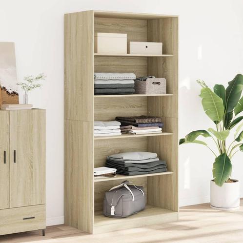 vidaXL Kledingkast 100x50x200 cm bewerkt hout sonoma, Huis en Inrichting, Kasten | Kledingkasten, Nieuw, Verzenden