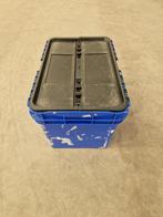 Distributiebak 600x400x374 mm 60L Nestbaar Stapelbaar blauw,, Doe-het-zelf en Verbouw, Gebruikt, 40 tot 60 cm, 50 tot 75 cm, Bak of Kist