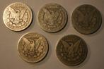 Verenigde Staten. 1 Dollar 5x Morgan Dollar 1887-O / 1887-O
