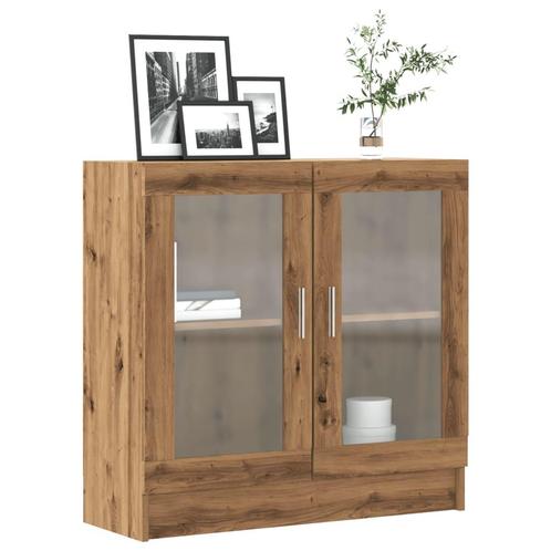 vidaXL Boekenkast 82,5x30,5x80 cm bewerkt hout artisanaal, Huis en Inrichting, Kasten | Boekenkasten, Nieuw, Overige houtsoorten