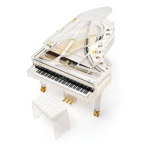 Schimmel Konzert K 213G Glas messing vleugel, Muziek en Instrumenten, Piano's