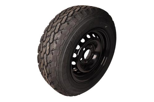 Compleet wiel met offroad profiel en zwarte velg  -, Auto-onderdelen, Banden en Velgen, Ophalen of Verzenden