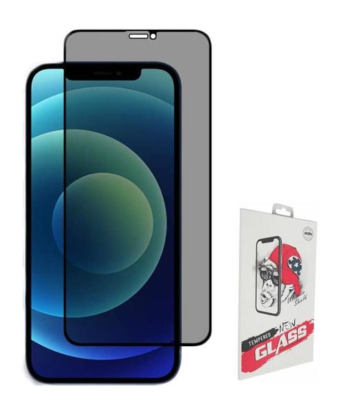 iPhone 12 Mini Full Cover Privacy Tempered Glass Screen Prot, Telecommunicatie, Mobiele telefoons | Hoesjes en Frontjes | Apple iPhone