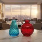 Vaas (2) - Muranoglas - Set Murano-vazen, Antiek en Kunst