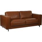 Leren bank Clear - 2,5 zits - Elegance Cognac (cognac) -, Huis en Inrichting, Banken | Bankstellen, Bohemian, Eigentijds, Modern, Retro, Vintage