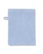 HEMA Tweedekans washand 16x21cm recycled katoen lichtblauw, Huis en Inrichting, Badkamer | Badtextiel en Accessoires, Verzenden