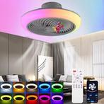 Bluetooth LED Plafondventilator – 50W RGB Licht en Muziek, Verzenden, Nieuw