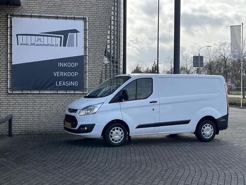 Ford Transit Custom 270 2.2 TDCI L1H1 Trend*A/C*CRUISE*HAAK*, Auto's, Bestelauto's, Onderhoudsboekje, Lease, Zwart, Handgeschakeld