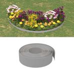 vidaXL Tuinrand 10 m 15 cm polyetheen grijs, Tuin en Terras, Overige Tuin en Terras, Verzenden, Nieuw