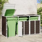 Containerberging voor 3 containers 216x81x115 cm staal bruin, Verzenden, Nieuw