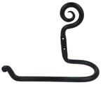 Toiletrolhouder 170 mm ijzer zwart, Ophalen of Verzenden, Nieuw